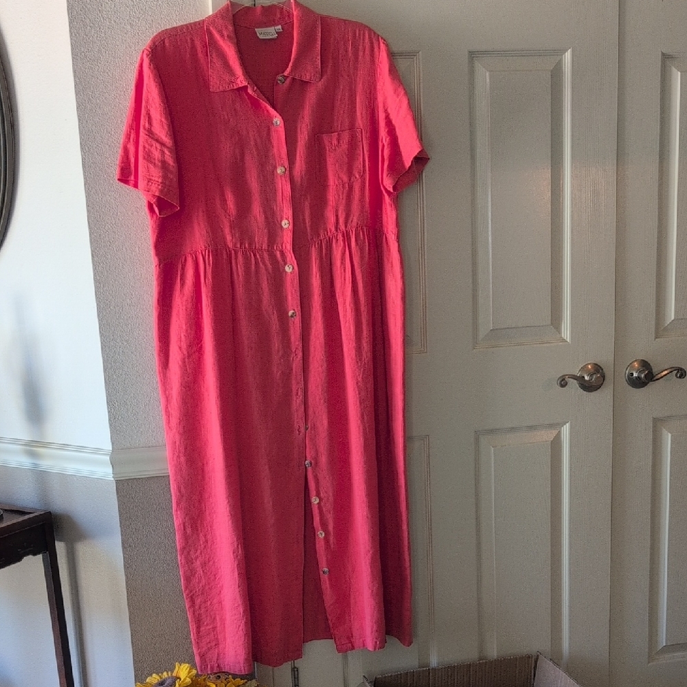 MATCH Size 14 Linen Dress